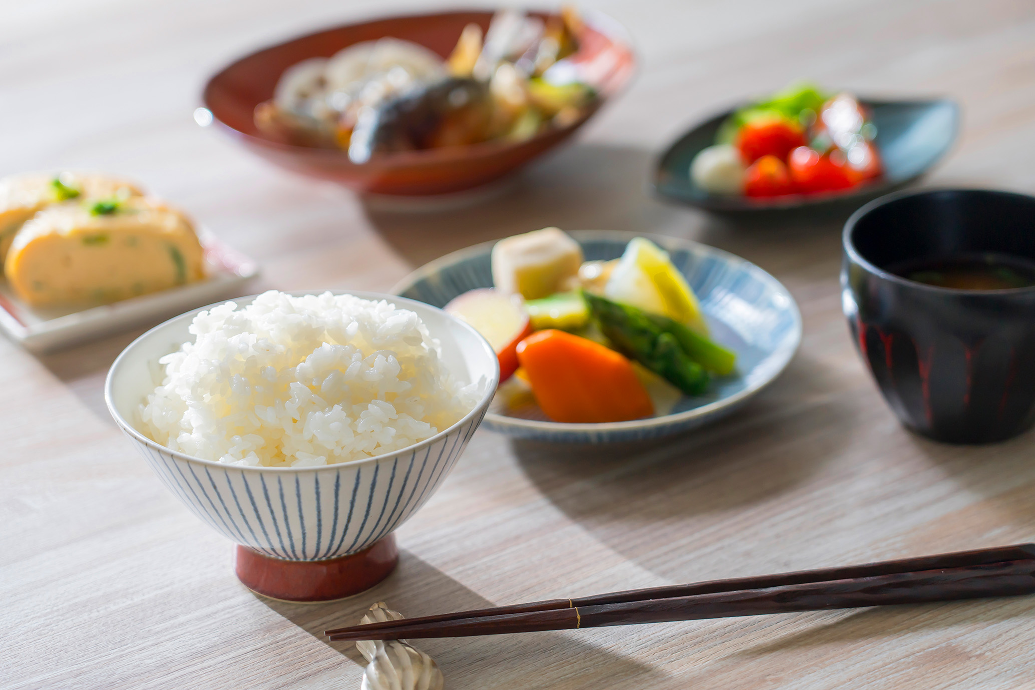 和食の朝食