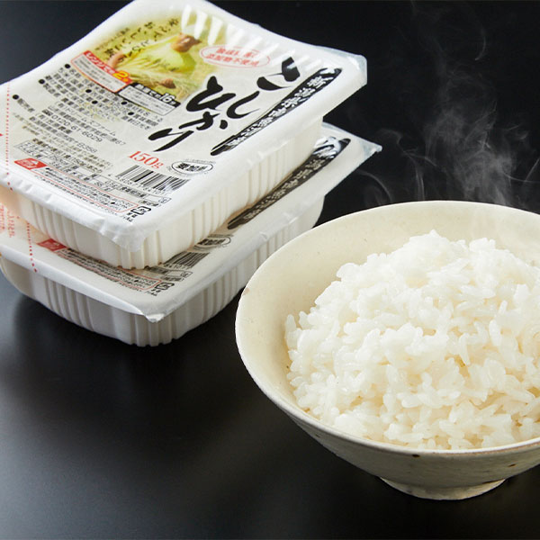 笠原農園さんの新潟県南魚沼市産コシヒカリ パックライス12個セット