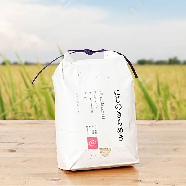 まつえんどんさんの新潟県南魚沼市産にじのきらめき