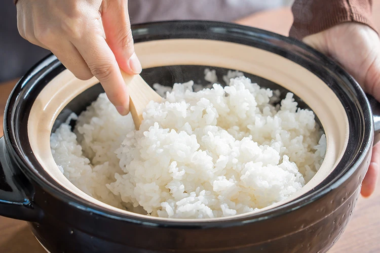 お米の炊き上がりイメージ