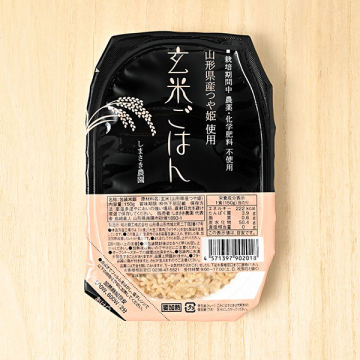 しまさき農園さんの山形県南陽市産つや姫玄米パックご飯12個セット