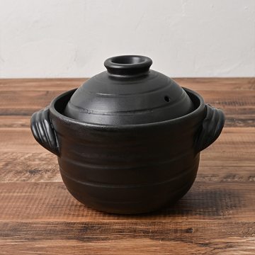 耐熱陶器 大黒鍋 華月 華月さんの大黒ごはん鍋 | 美味しいお米の通販サイト【ツナギ
