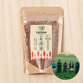 ろのわさんの熊本県菊池市産『有機 赤米』100g(有機栽培米)