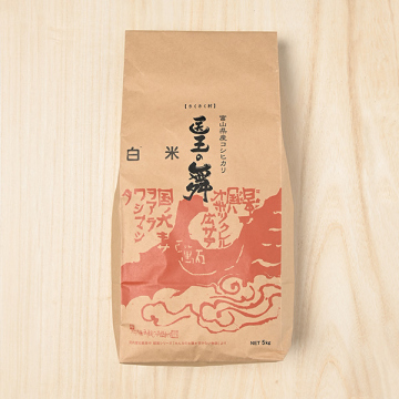 定期購入】【白米・玄米】さくさく村さんの富山県南砺市産医王の舞