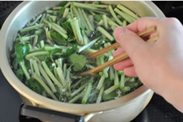 花わさびの醤油漬け