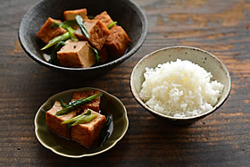 厚揚げの甘辛煮