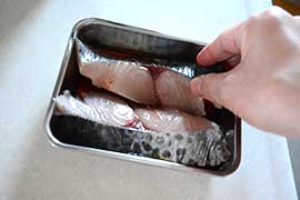 サワラの漬け焼き サワラの漬け焼き